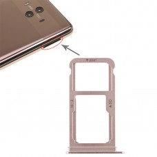 SIM-kaardi salv + SIM-kaardi salv / Micro SD Card Huawei Mate 10 (Gold)