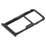 SIM Card Tray + SIM Card Tray / Micro SD Card for Huawei Maimang 6(Black)