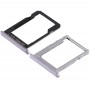 SIM-Karten-Behälter + SIM-Karte Tray / Micro SD-Karte für Huawei Honor 6 Plus (Gray)