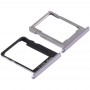 Bandeja Bandeja de tarjeta SIM + Tarjeta SIM / tarjeta Micro SD para Huawei Honor 6 Plus (gris)