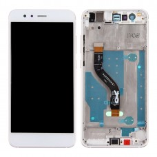 Для Huawei P10 Lite / Nova Lite ЖК-экран и дигитайзер полносборными с рамкой (белый) 