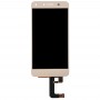Huawei社Y5 II（華為CUN-L21）（ゴールド）用液晶画面とデジタイザのフルアセンブリ