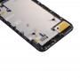 Para Huawei Y6 / 4A honor frontal de la carcasa del LCD del capítulo del bisel de la placa (Negro)