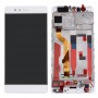 For Huawei P9 Standard Version LCD Screen and Digitizer Full Assembly with Frame(White)
