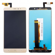 LCD екран и Digitizer Пълното събрание за Xiaomi Redmi бележка 3 (злато)