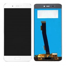 LCD-skärm och Digitizer Full Assembly för Xiaomi Mi 5 (vit)