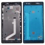 Para Xiaomi redmi (versión 4G) LCD marco del bisel frontal de la carcasa (Negro)