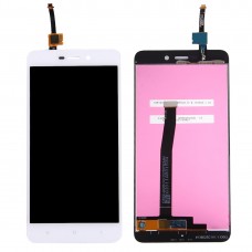LCD-skärm och Digitizer Full Assembly för Xiaomi redmi 4A (vit)