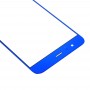 Передний экран Наружный стеклянный объектив Поддержка идентификации отпечатков пальцев для Xiaomi Mi 6 (синий)