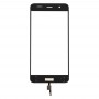 Frontscheibe Äußere Glasobjektiv Unterstützung Fingerabdruck-Identifikation für Xiaomi Mi Anmerkung 3 (schwarz)