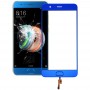 Frontscheibe Äußere Glasobjektiv Unterstützung Fingerabdruck-Identifikation für Xiaomi Mi Anmerkung 3 (blau)