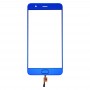 Lentille en verre extérieur écran avant support d'identification d'empreintes digitales pour Xiaomi Mi Note 3 (Bleu)