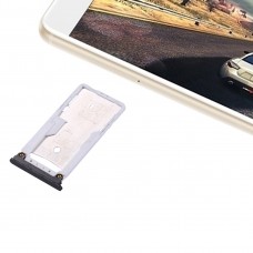 For Xiaomi Mi Max 2 SIM & SIM / TF Card Tray(Black)