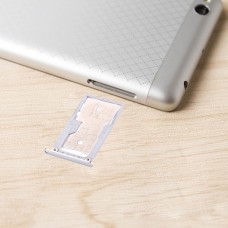 Per Xiaomi redmi 3 & 3s SIM e SIM / TF vassoio di carta (argento)