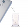 Dla Xiaomi redmi nocie 4 SIM i karty SIM / TF podajnik kart (srebrny)