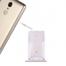 Para Xiaomi redmi Nota 3 (Qualcomm Version) SIM y SIM / bandeja de tarjeta de TF (Oro)
