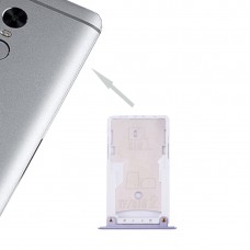 Para Xiaomi redmi Nota 4X SIM y SIM / bandeja de tarjeta de TF (gris)