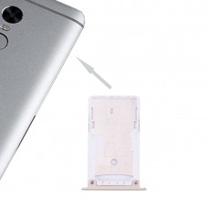 Para Xiaomi redmi Nota 4X SIM y SIM / bandeja de tarjeta de TF (Oro)