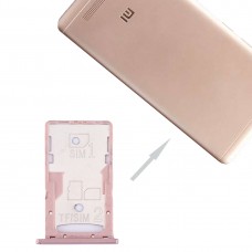 For Xiaomi Redmi 4A SIM & SIM / TF Card Tray(Rose Gold)