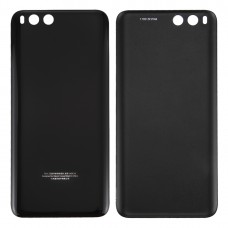 Для Xiaomi Mi 6 Стеклянная задняя крышка батареи (черный)