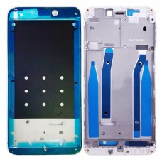För Xiaomi redmi 4X Front Housing LCD Frame ramen (vit)