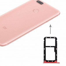 Для Xiaomi Mi 5X / A1 SIM & SIM / TF Card Tray (червоний)