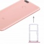 Для Xiaomi Mi 5X / A1 SIM & SIM / TF Card Tray (рожеве золото)
