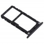 2 SIM Card Tray vassoio di carta / Micro SD per Xiaomi redmi 5 Plus (nero)