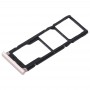 2 SIM ბარათი Tray + Micro SD Card Tray for Xiaomi Redmi შენიშვნა 5A (Gold)