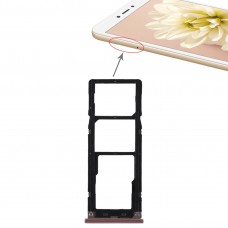 2 SIM Card Tray + Micro SD Card тава за Xiaomi Redmi Забележка 5А (Rose Gold)
