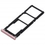 2 SIM vassoio di carta Vassoio + micro SD Card per Xiaomi redmi Nota 5A (oro rosa)