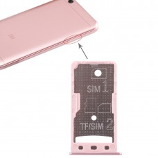 2 SIM karty zásobník / Micro SD Card Tray pro Xiaomi redmi 5A (Rose Gold)