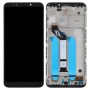 LCD-näyttö ja digitoiva Täysi Asennus Runko Xiaomi redmi 5 Plus (musta)