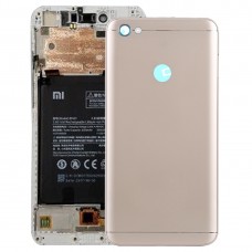 Back Cover with Side Keys for Xiaomi Redmi Note 5A Prime(Gold)