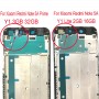 Fronte Housing cornice del pannello LCD Bezel per Xiaomi redmi Nota 5A Prime / Y1 (bianco)