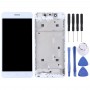TFT Materials LCD Screen and Digitizer Full Assembly with Frame for Vivo X6(White)