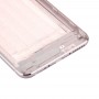Para Vivo X7 batería cubierta trasera + carcasa frontal LCD del capítulo del bisel de la placa (Oro)