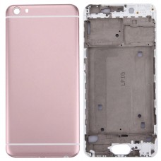 Per Vivo X7 copertura posteriore della batteria + Front Housing LCD Telaio Bezel Piastra (oro rosa) 