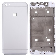 Pro Vivo X6 baterie Zadní kryt + Přední Kryt LCD rámeček Rámeček deska (stříbrná) 