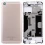 För OPPO R9 / F1 Plus Battery Back Cover + Front Housing LCD Frame Bezel Plate (Gold)