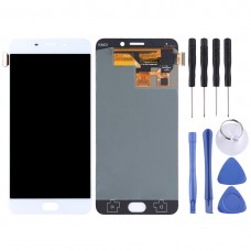 LCD Screen and Digitizer Full Assembly for OPPO R9(White)