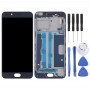 For OPPO R9s LCD Screen (TFT) + Touch Panel with Frame(Black)