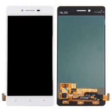 For OPPO R7 LCD Screen and Digitizer Full Assembly(White) 