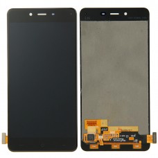 LCD ეკრანზე და Digitizer სრული ასამბლეას OnePlus X (Black) 