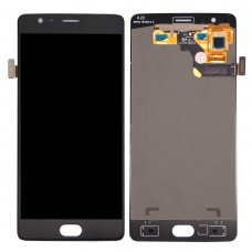 LCD-näyttö ja Digitizer Täysi edustajisto OnePlus 3 (A3003 Version) (musta)
