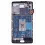 Pro OnePlus 3 / A3003 LCD displej a Digitizer kompletní montáže s rámem (Black)