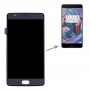 Mert OnePlus 3 / A3003 LCD képernyő és digitalizáló Teljes Szerelés Frame (fekete)