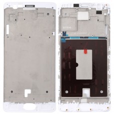 Frontal de la carcasa del LCD del capítulo del bisel Placa para OnePlus 3 / 3T / A3003 / A3000 / A3100 (blanco)