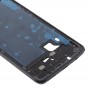 פלייט LCD מסגרת Bezel מכסה טיימינג עם סייד מפתחות עבור OnePlus 6 (חלבית שחור)