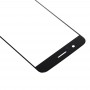 Para la pantalla del OnePlus 5 Frente lente de cristal externa (Negro)
